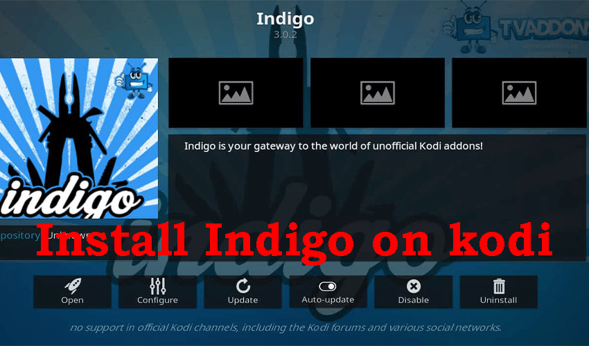 How to Install Indigo on Kodi