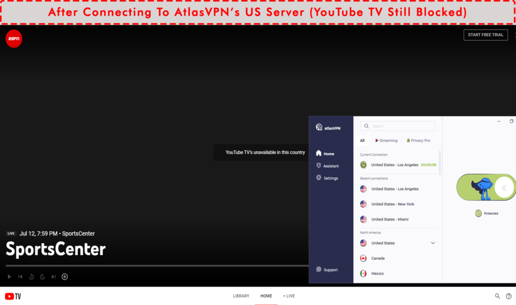 Atlas VPN Not Working