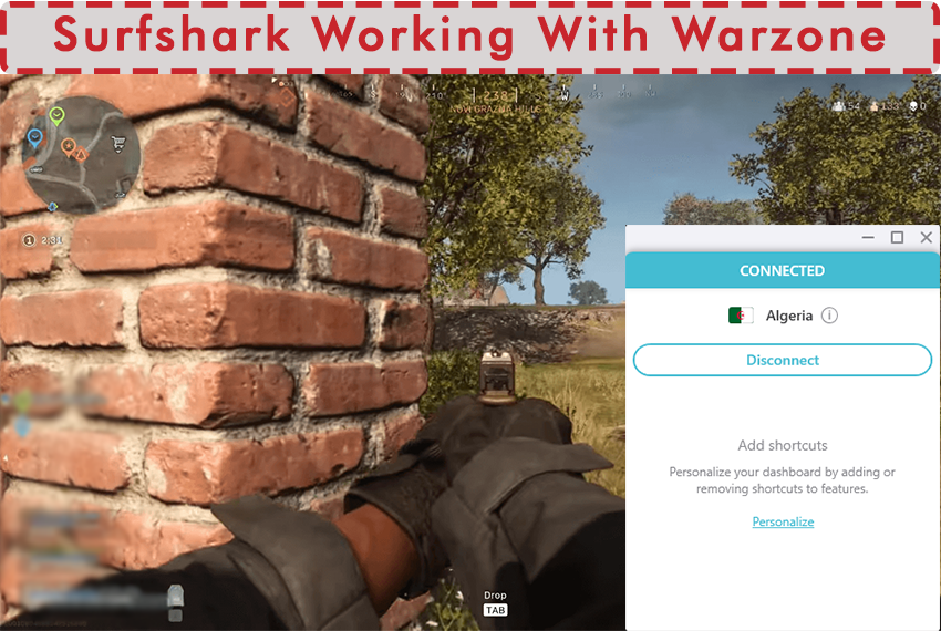 Surfshark Working With Warzone