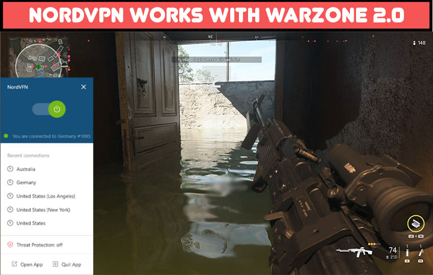NordVPN Warzone 2.0