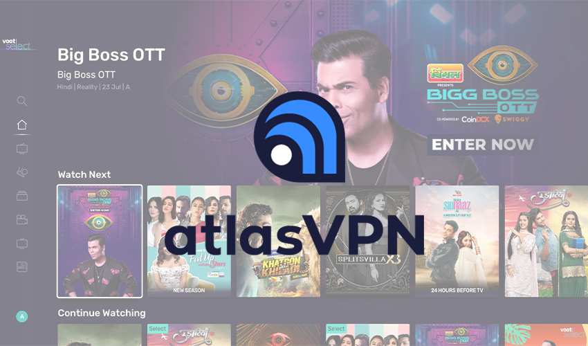 Watch Voot outside India with Atlas VPN