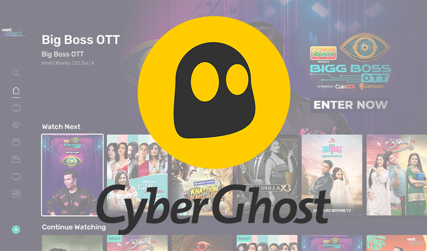 Watch Voot outside India with CyberGhost