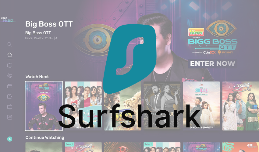 Watch Voot outside India with Surfshark