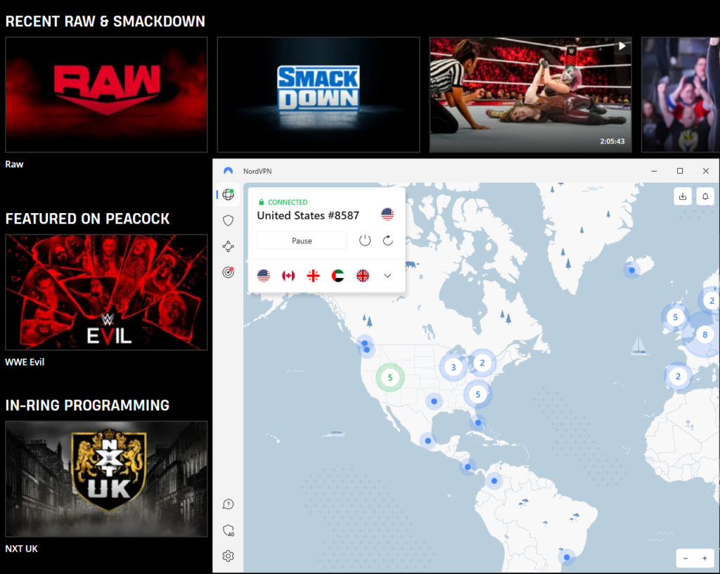 NordVPN WWE Network