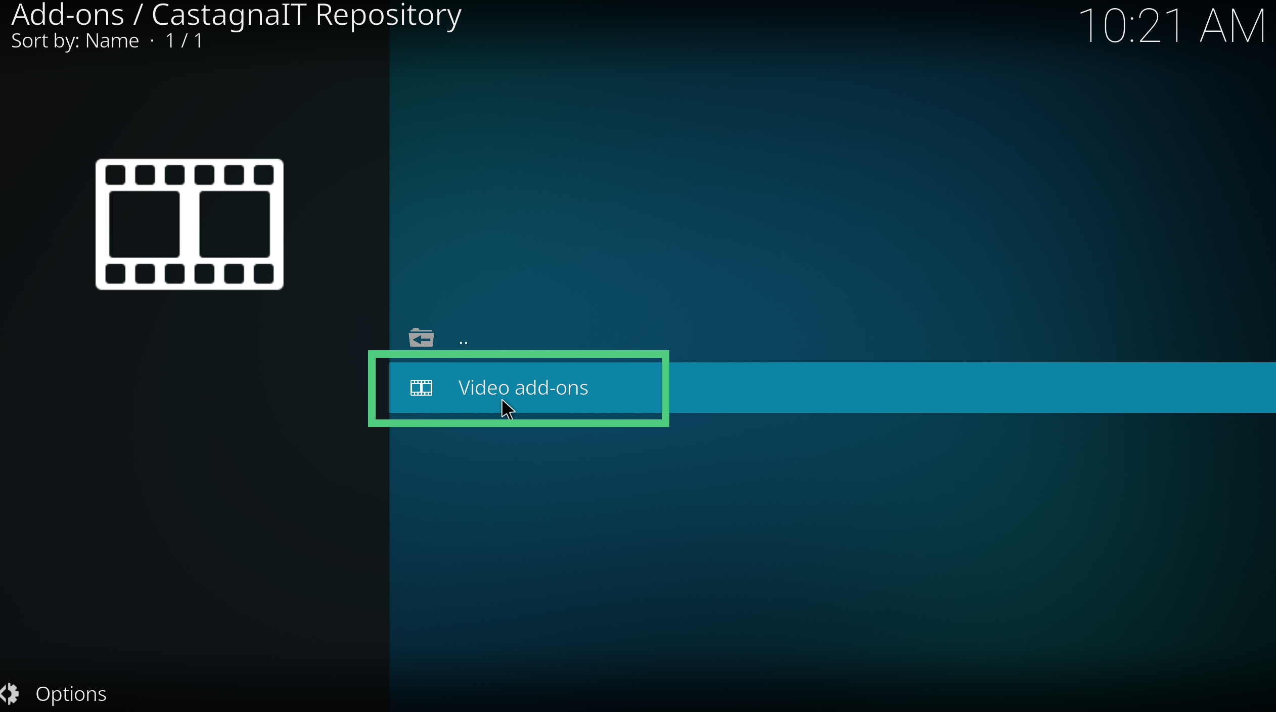 A screenshot showing how to install the Netflix video add-on in Kodi 3
