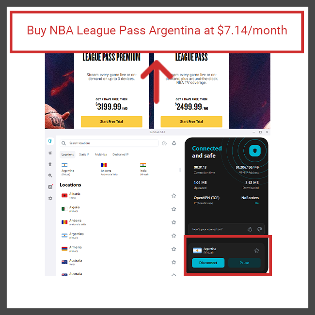 NBA League Pass Argentina - Buy Subscription.