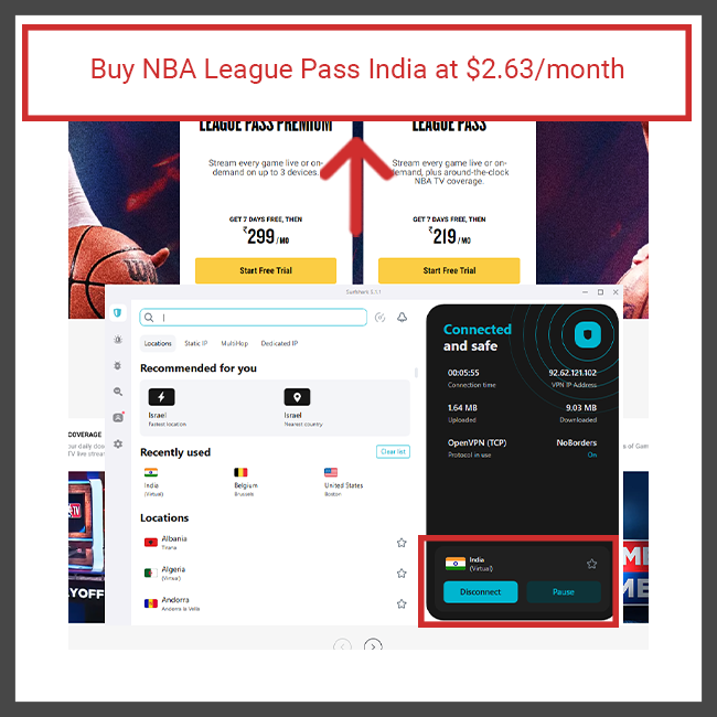 NBA League Pass India - Buy Subscription.